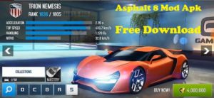 Asphalt 8 Mod Apk Free Download